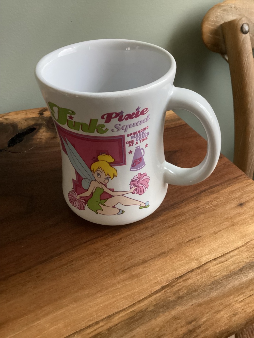 Disney White & Pink Tinker Bell Mug - Pixie Squad Graphic